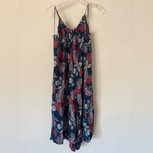 Angie Girls Navy Floral Jumpsuit